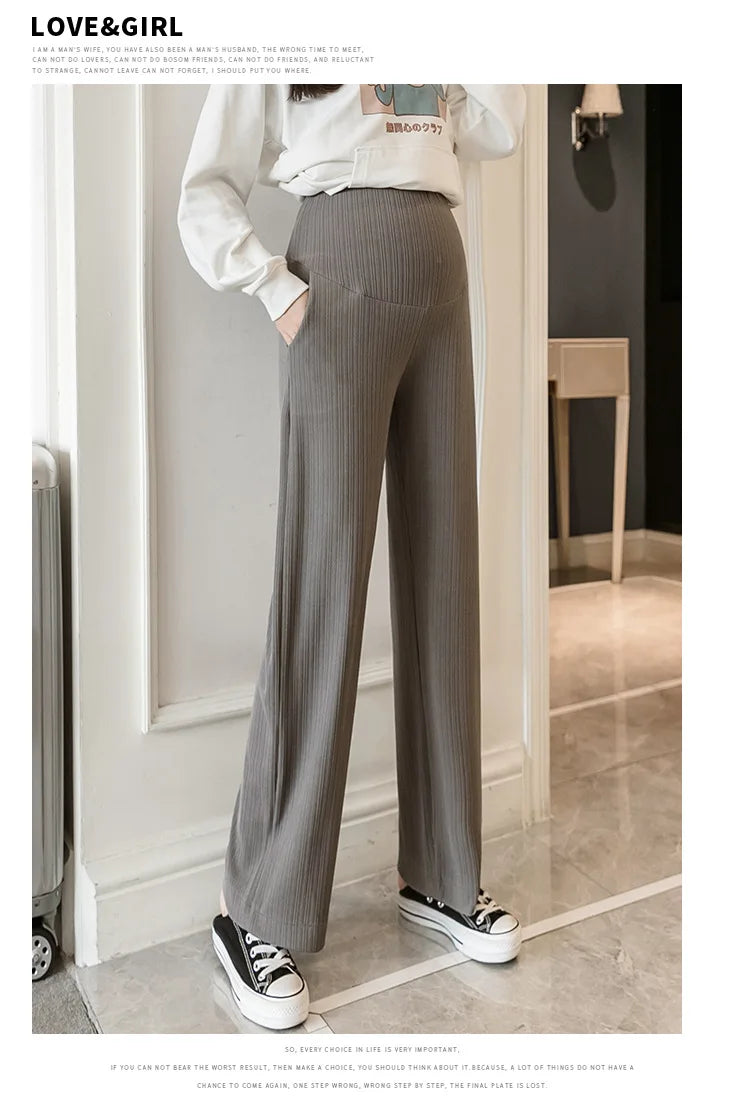 Maternity Clothings Thickened Belly Pants Clothes