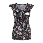 Maternity Clothes For Women Breastfeeding Clothing Short Sleeve