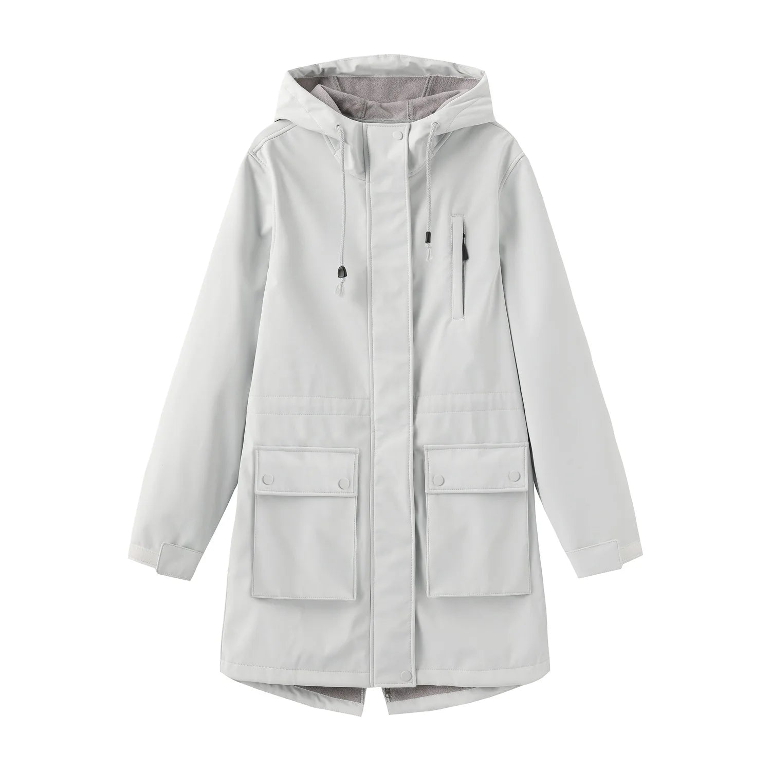 Waterproof Autumn Women's Mountaineering Coat Solid Big Pockets Hooded Loosse Female's Jacket Windproof Thermal outwear For Lady