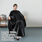 Large Size Hair Salon Hair Cutting Wrap Long Sleeve Hairdresser Robe Anti Hair Gown Barber Hairdressing Cloak Barbershop Apron