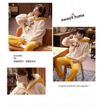 Couples Pajamas Women Men Winter Thicken Pyjamas Sleepwear
