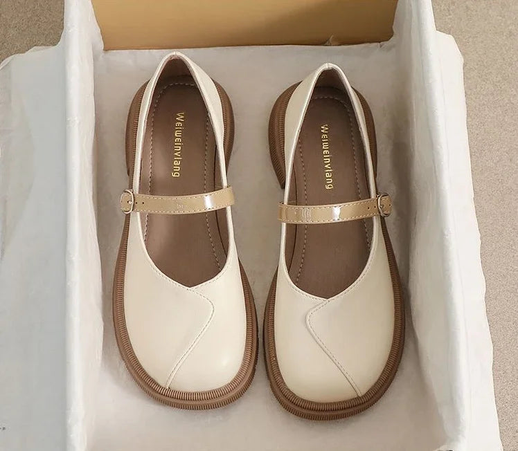 Shoes for Women Low Heel Elegant Round Toe Non Slip Woman Flats 2025 Trend On Popular Fashionable Offer Summer Vacation Shoe a
