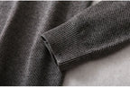 Men Sweater 85% Mulberry Silk 15% Cashmere Solid Colors Crew Neck everyday Long Sleeve Pullover Warm Top Shirt L XL XXL LY047