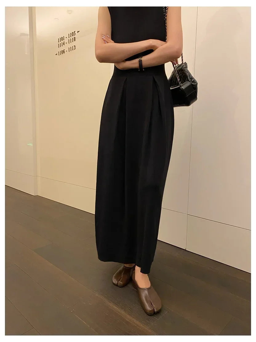 2025 Women Slip on Casual Loafers Chunky Heel Shoe Soft Moccasins Footwear New Fashion Split Toe Shoes Zapatos De Mujer