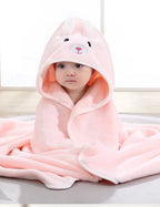 Baby Bath Towels Cartoon Animal Soft Newborn Hooded Towel Blanket Toddler Bathrobe Warm Sleeping Swaddle Wrap for Boys Girls