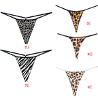 Lingerie Underwear Ladies Seamless Cotton Thin Belt Sexy Panties Leopard G-string Women Thong Briefs
