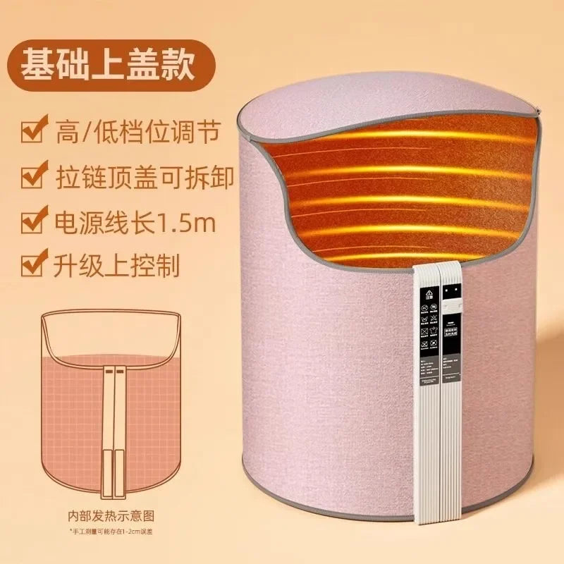 220V Electric Foot Warmer Under Desk Heating Pad for Office Winter Warmth Leg Heating Blanket DAB