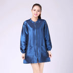 Hair Salon Work Clothes Pet Grooming Uniforms Long Sleeve Beauty Salon Smock Barber Shop Hairdresser Robe Anti Hair Gown Y1206