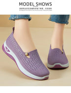 Shoes for women 2025 Spring Autumn hot casual shoes with soft soles lightweight single shoe for women breathable mother shoes