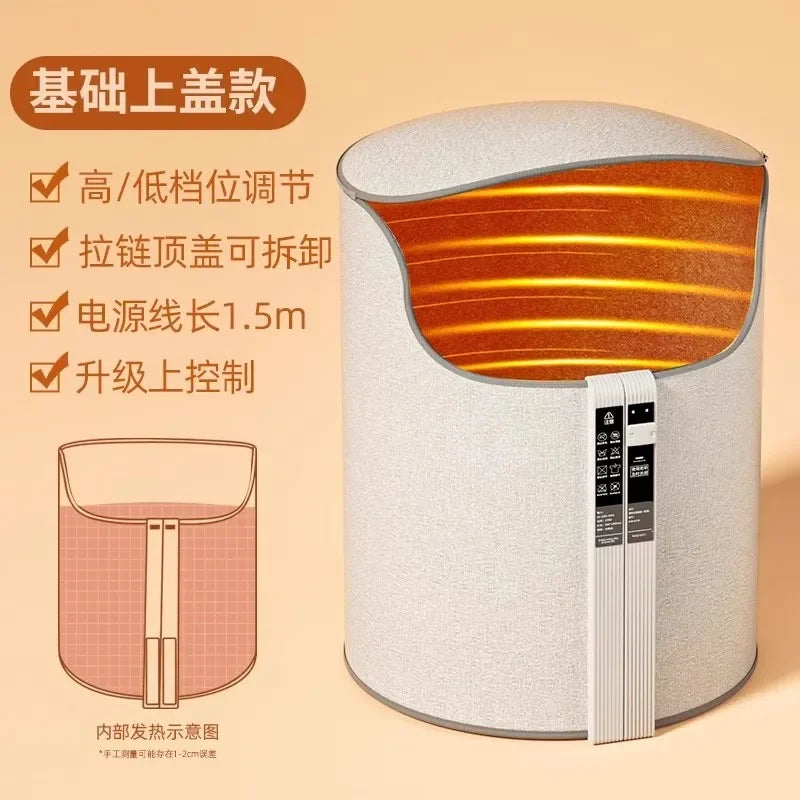 220V Electric Foot Warmer Under Desk Heating Pad for Office Winter Warmth Leg Heating Blanket DAB