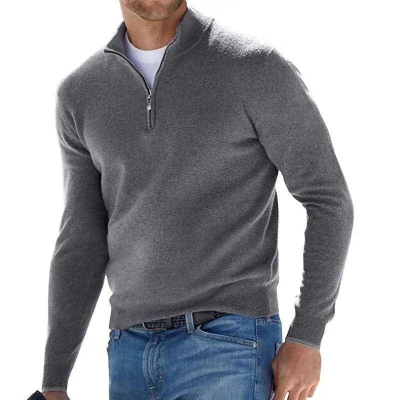 2025 Long Sleeved Sweater Men's Base Sweater for men in Autumn and Winter