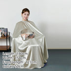 Large Size Hair Salon Hair Cutting Wrap Long Sleeve Hairdresser Robe Anti Hair Gown Barber Hairdressing Cloak Barbershop Apron