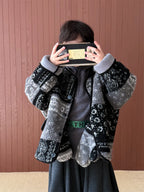 Childrens Coat 2025 Autumn Winter New Thick Windproof Korean Versatile Top Fashionable and Casual Daily Temperament Wear