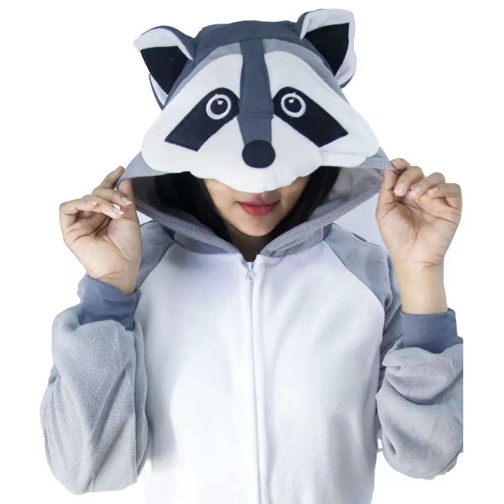 Gray Raccoon Kigurumi