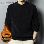 Men's Sweater Thickened Knitted Pullover