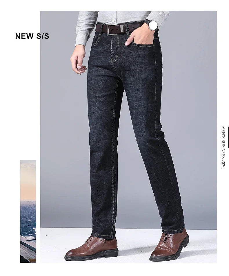 New Men Classic Jeans  Denim Overalls Mens Pants Size 32-38