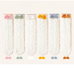 Kids Leg Warmers Baby Stockings Winter Fleece Floor Socks Coral Velvet Socks Leg Warmers Baby Knee Socks Baby Accessories