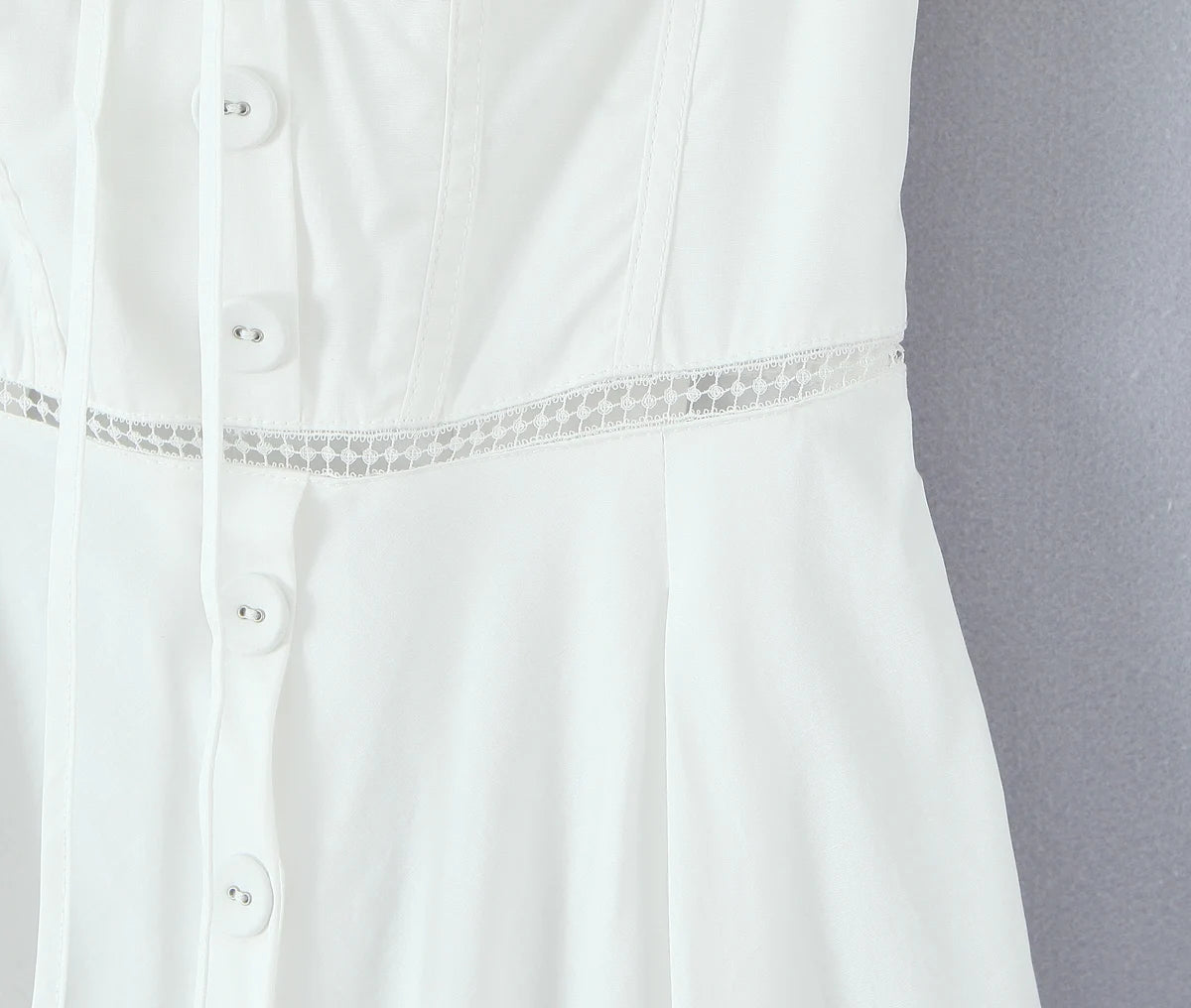 2025 summer new product women's clothing fashionable, fresh, sweet and elegant waist-hugging lace-up design suspender dress