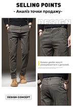 Fall High-End Casual Pants Men's Wear-Resistant Versatile Busin West Pants Trendy Loose Straight Long Pants for Men