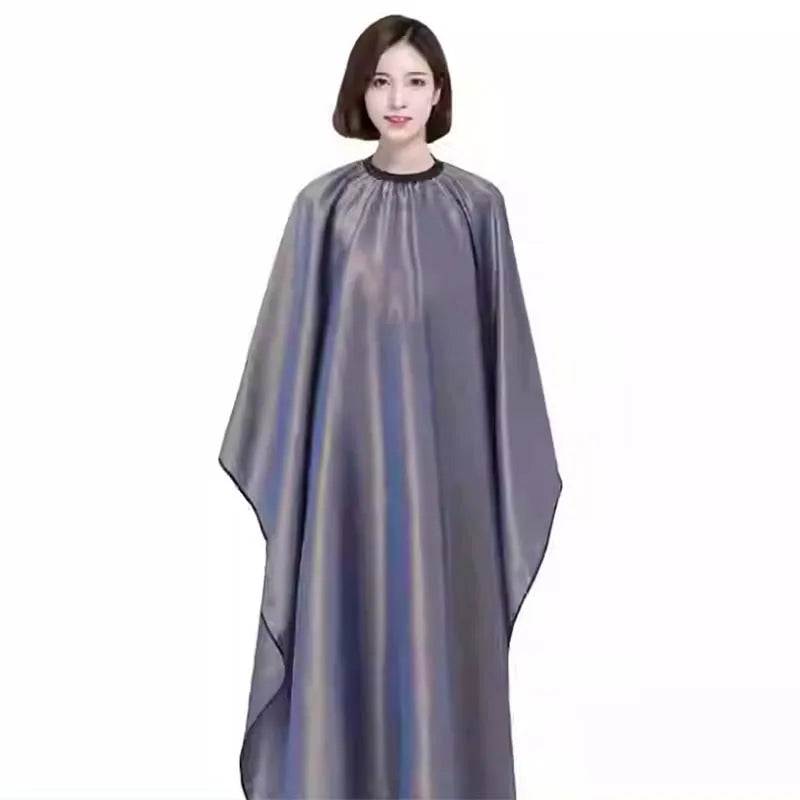 Custom Logo Water Repellent Adjustable Metal Button Hair Salon Work Hair Salon Hair Dressing Capes