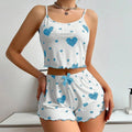 Women's Pajamas Set Sleepwear 2 PCS Short Tank Tops And Short