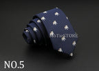 New Design Animal Tie For Men Polyester Woven Necktie Ladybug Dog Dinosaur Shark Jacquard Fashion Party Wedding Gravata Ties