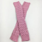 New Women Autumn And Winter Legwarmers Kapron Hemp Flowers Kneepad Leg Warmer Female Girls Pile Heap Socks Sports Safety