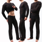 Sheer Pajamas for Men Sexy Mens Sleepwear