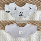 [2] Baby double-sided saliva towel ins K-style New arrival baby cotton bib Easiest for match double-sided saliva pocket bib