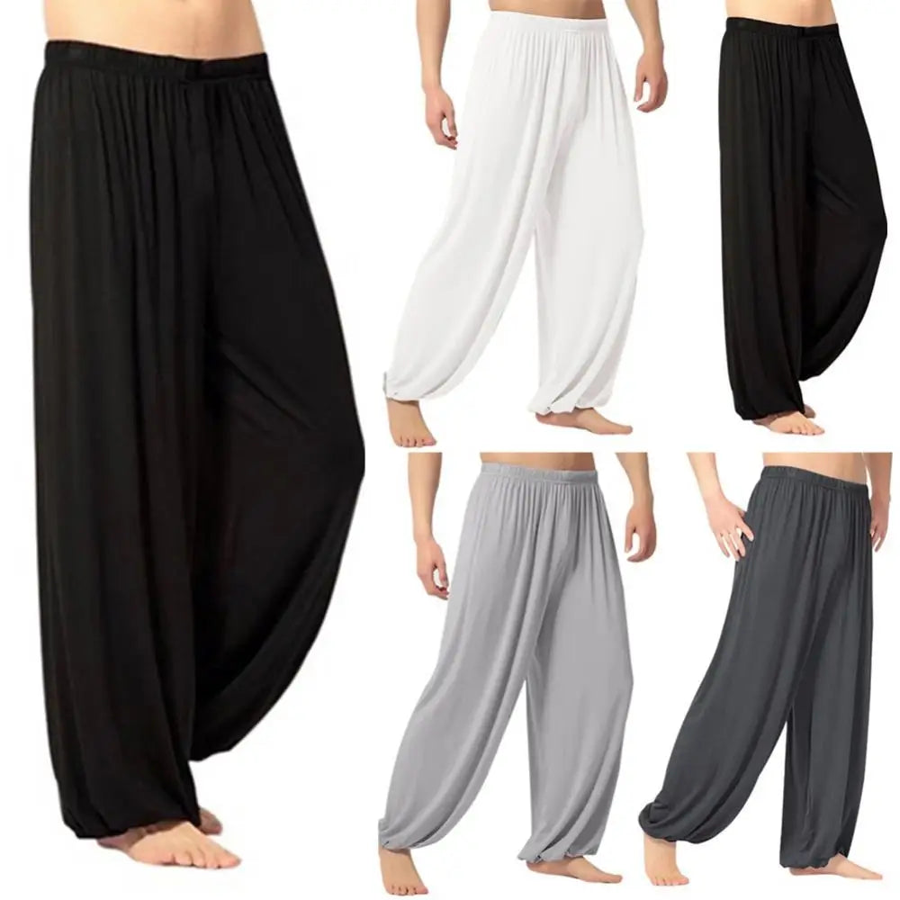 Men's Pant Solid Color Yoga Pant Morning Exercise