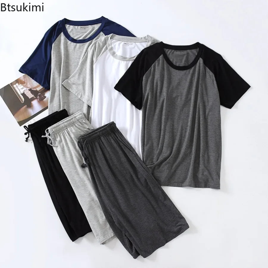 2025 Men's Summer Modal Pajama Sets