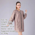 Hair Salon Work Clothes Pet Grooming Uniforms Long Sleeve Beauty Salon Smock Barber Shop Hairdresser Robe Anti Hair Gown Y1206