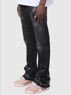 Jeans Men Denim Pant Vintage Straight Pants