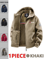 Men's Autumn and Winter Outdoor Hooded Jacket