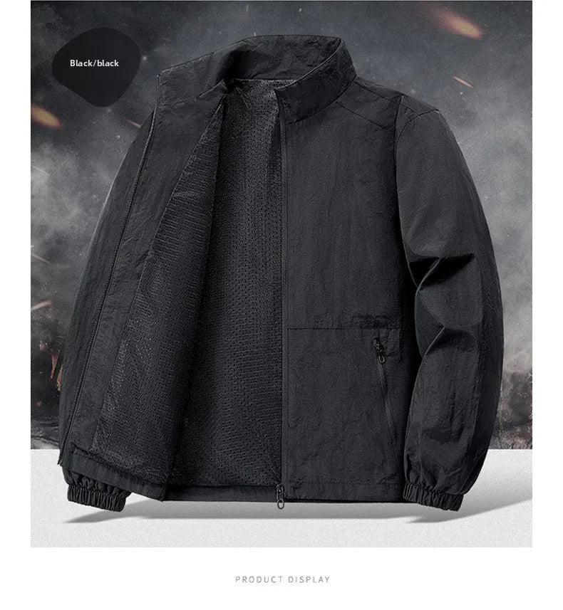 Men's jacket  spring and autumn thin casual sports jacket
