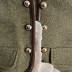 Girls Sets New Autumn and Winter Clothing Korean Children Temperament Top Coat Solid Color Skirt Two Piece Childrens Sets