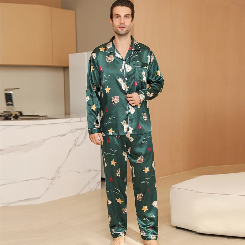 Men's pajamas long sleeves