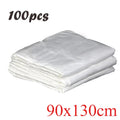 100pcs Waterproof Disposable Hair Salon Capes Washing Pads Shampoo Cape Hairdressing Shawl Barbershop Hair Salon Cape