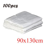 100pcs Waterproof Disposable Hair Salon Capes Washing Pads Shampoo Cape Hairdressing Shawl Barbershop Hair Salon Cape