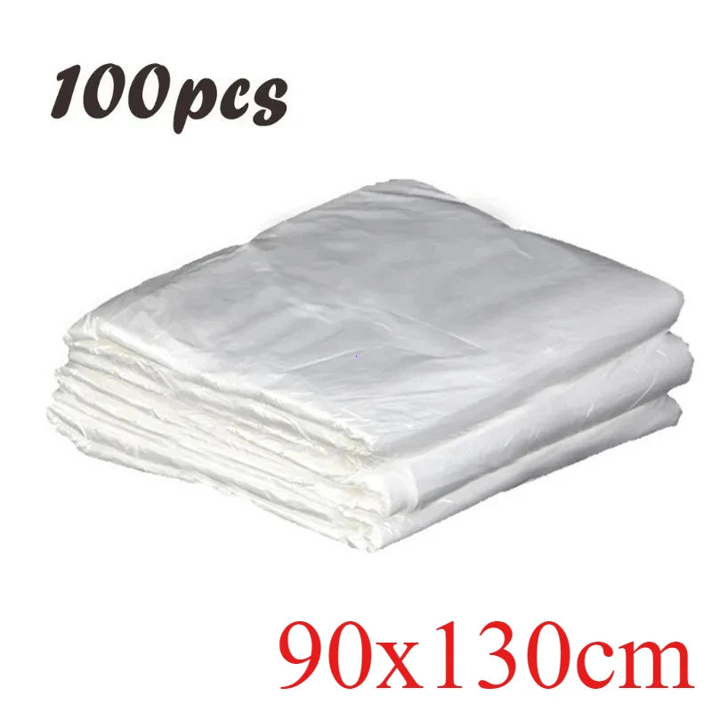 100pcs Waterproof Disposable Hair Salon Capes Washing Pads Shampoo Cape Hairdressing Shawl Barbershop Hair Salon Cape