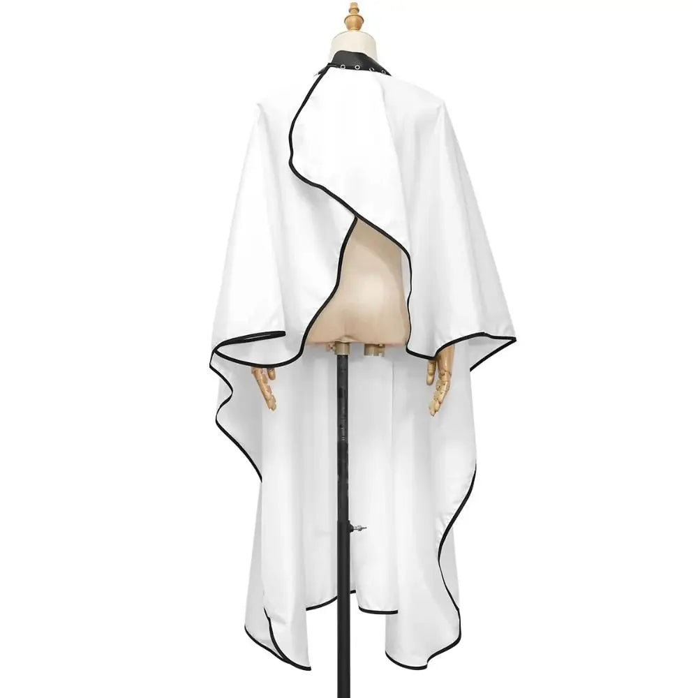 Professional Barber Cape Hair Cutting Cape Waterproof Silicone Collar Transparent Anti Static Salon Cape Eagle Shawl Style