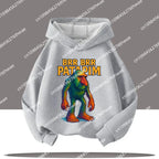 Boy's sports shirt -interesting Italian brain rot Tung Tungtung Sahur children's hooded shirt                h cartoon print-fall/winter top
