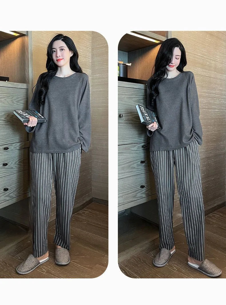 Nursing Pregnant Women's Clothing Set Large Size
