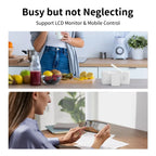 5 Inch Baby Monitor 3x Zoom PTZ Cam APP+monitor Dual Control WIFI Electronic Baby Sitter Two Way Audio Night Vision Baby Phone