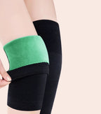 Warm Knee Warmers Thermal Arthritis Support for Elderly Adults Indoor Winter Sports Leg Protection Healthcare Pain Relief 1pair