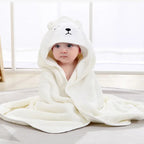 Baby Bath Towels Cartoon Animal Soft Newborn Hooded Towel Blanket Toddler Bathrobe Warm Sleeping Swaddle Wrap for Boys Girls