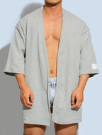 Men's Bathrobe Fashion Basic Modal Comfortable 100% Cotton Pajama Male Casual Home Bath Robes