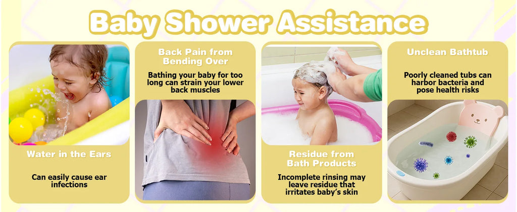 Baby Standing Bath Maker, Baby Shower Stand