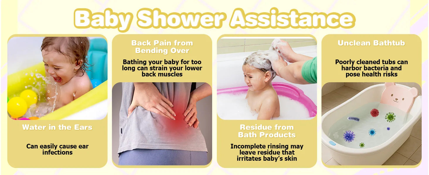 Baby Standing Bath Maker, Baby Shower Stand