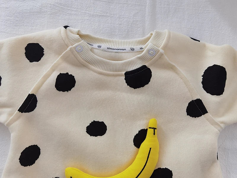 MILANCEL Baby Rompers Baby Girls Clothes Banana Baby Jumpsuit  Infant Girl Clothing